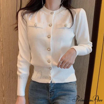 Chic Brief Retro Knitted Informal Cardigan