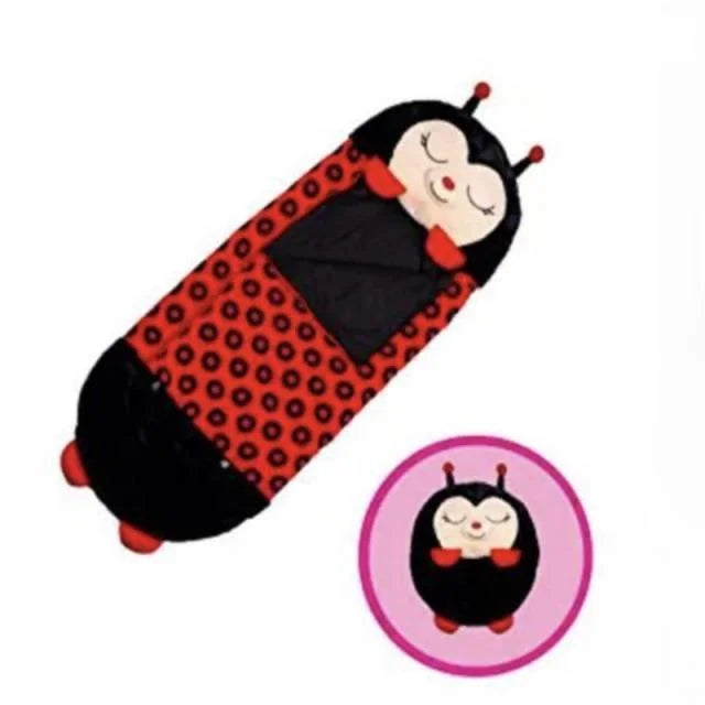 2-in-1 Kids Convertible Plush Pillow Sleeping Bag