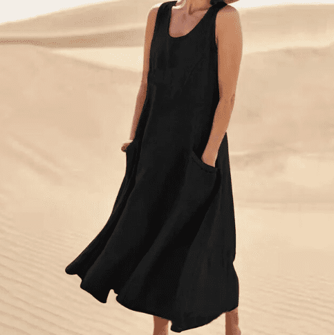 Zafrina - Elegant Dress With Pockets