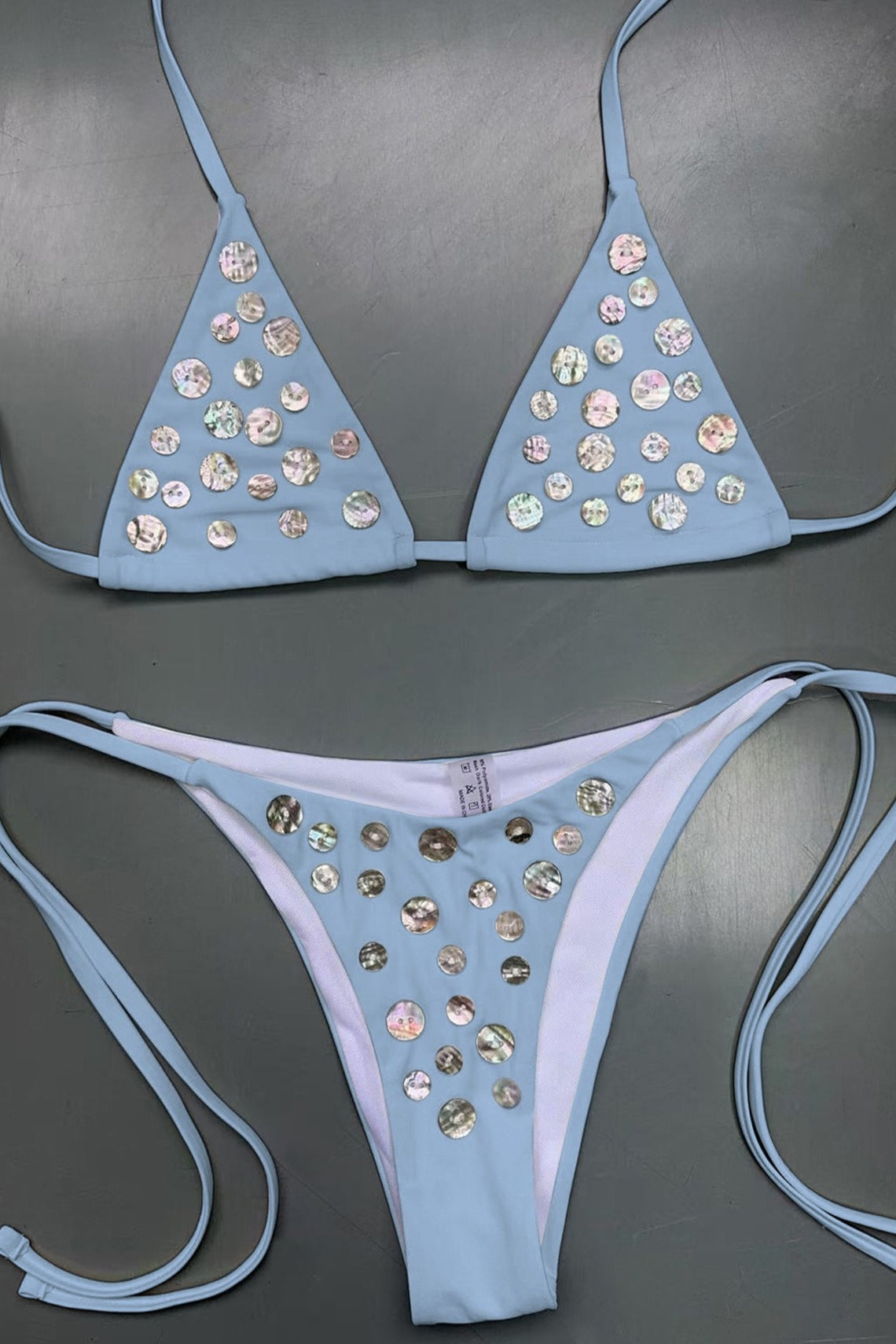 Sexy Shell Button Bikini Set