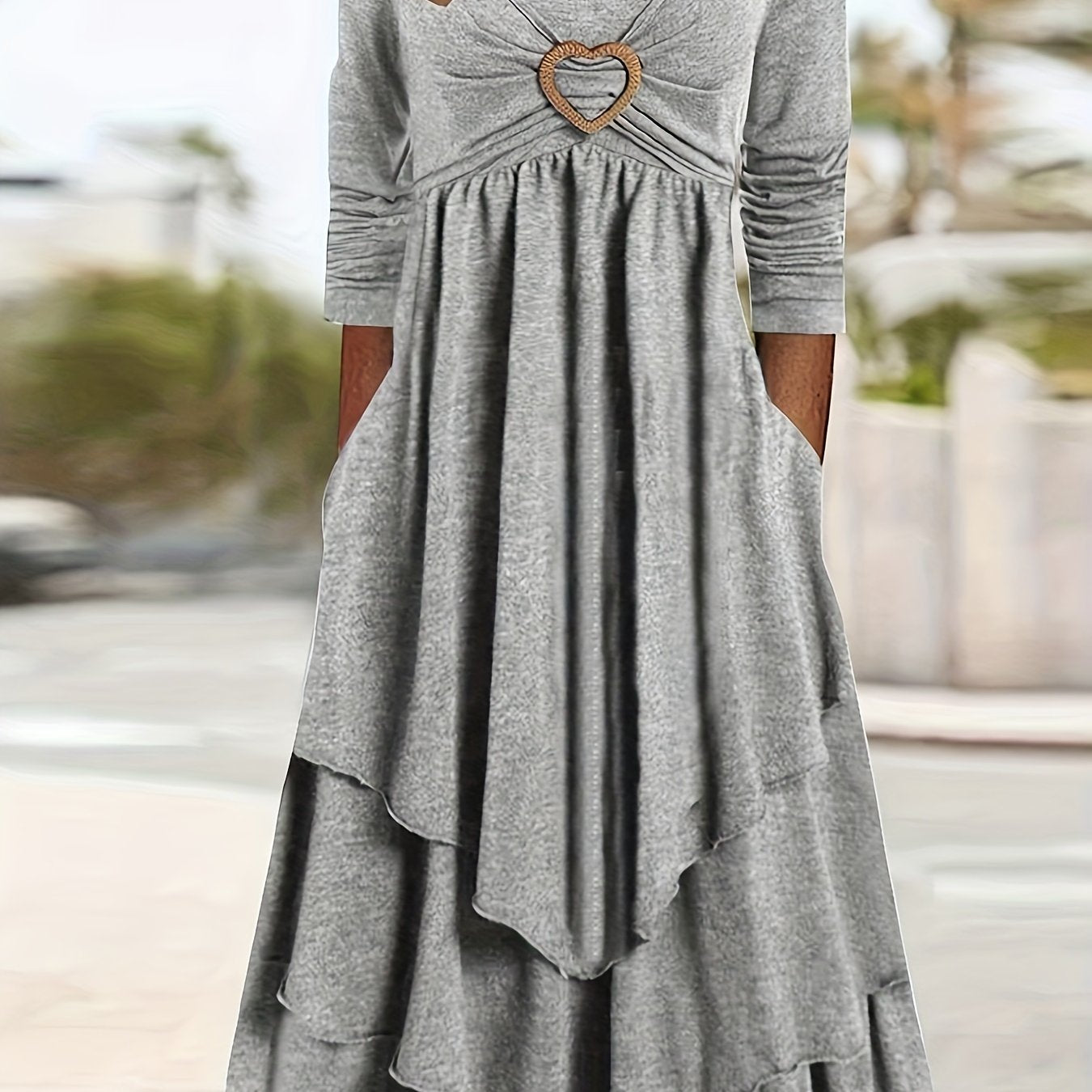 Lucile-Plus Size-Long Sleeve Dress