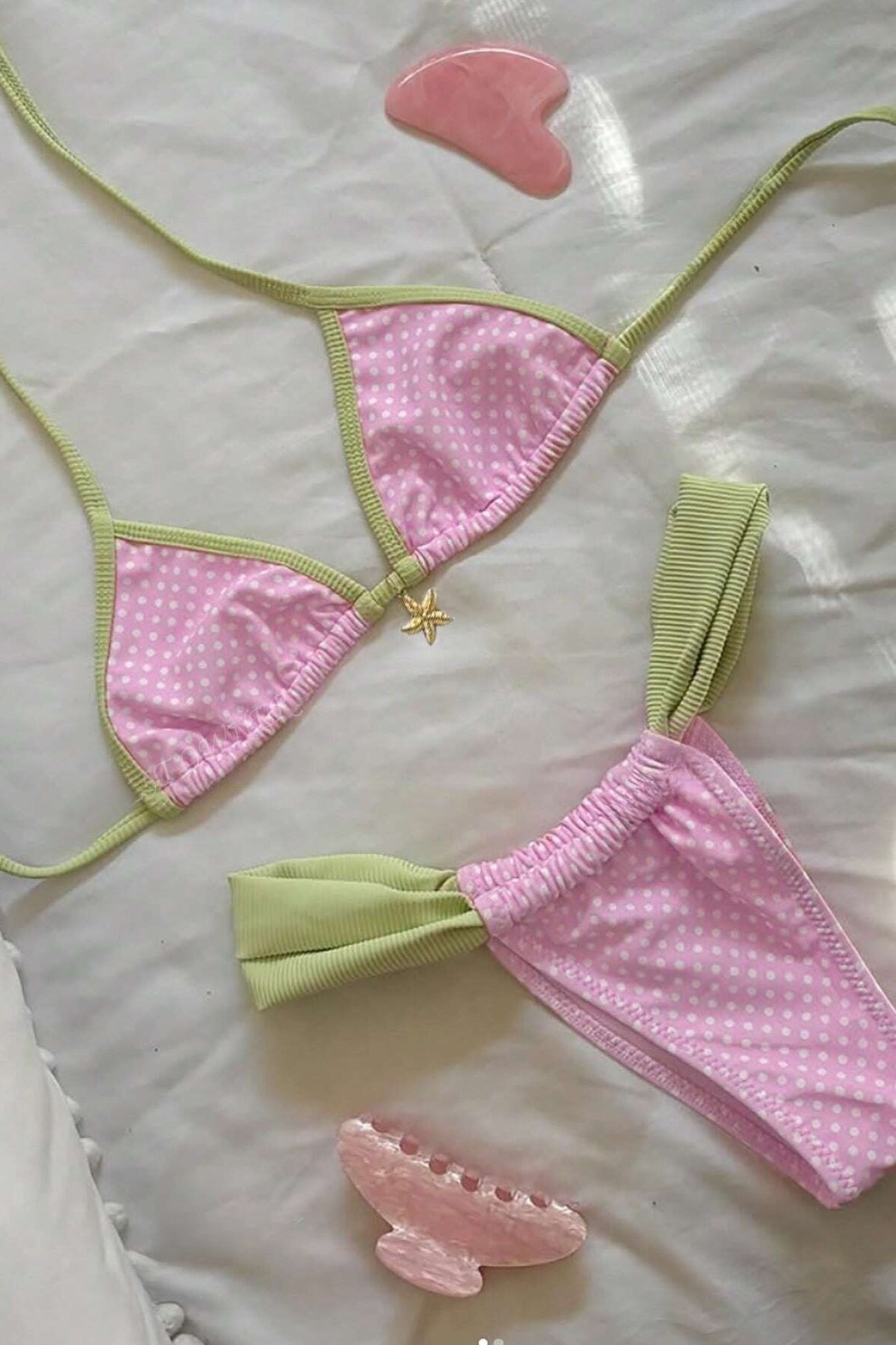 Sexy Triangle Cup Two Piece Swim Set