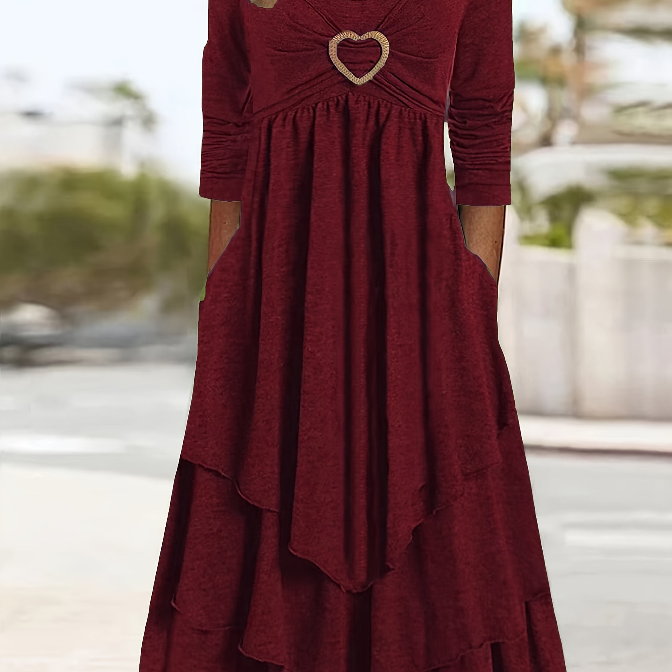 Lucile-Plus Size-Long Sleeve Dress