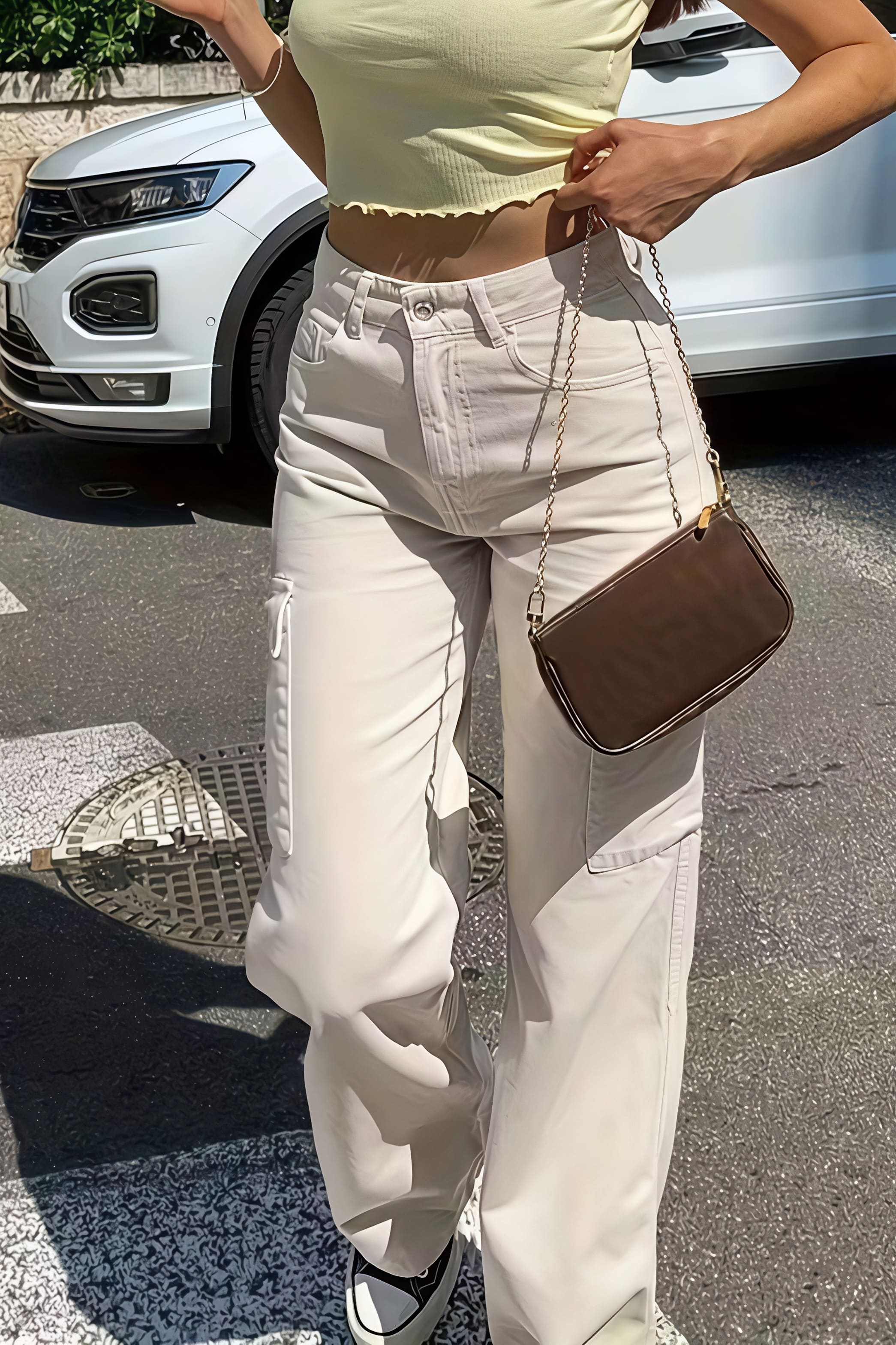 Pocket Cargo Straight Pants