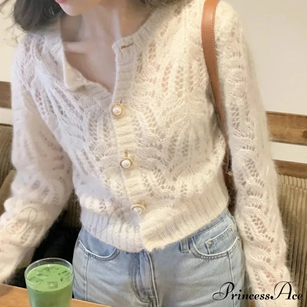 Empty Out Graceful Retro Long Sleeve Cardigan