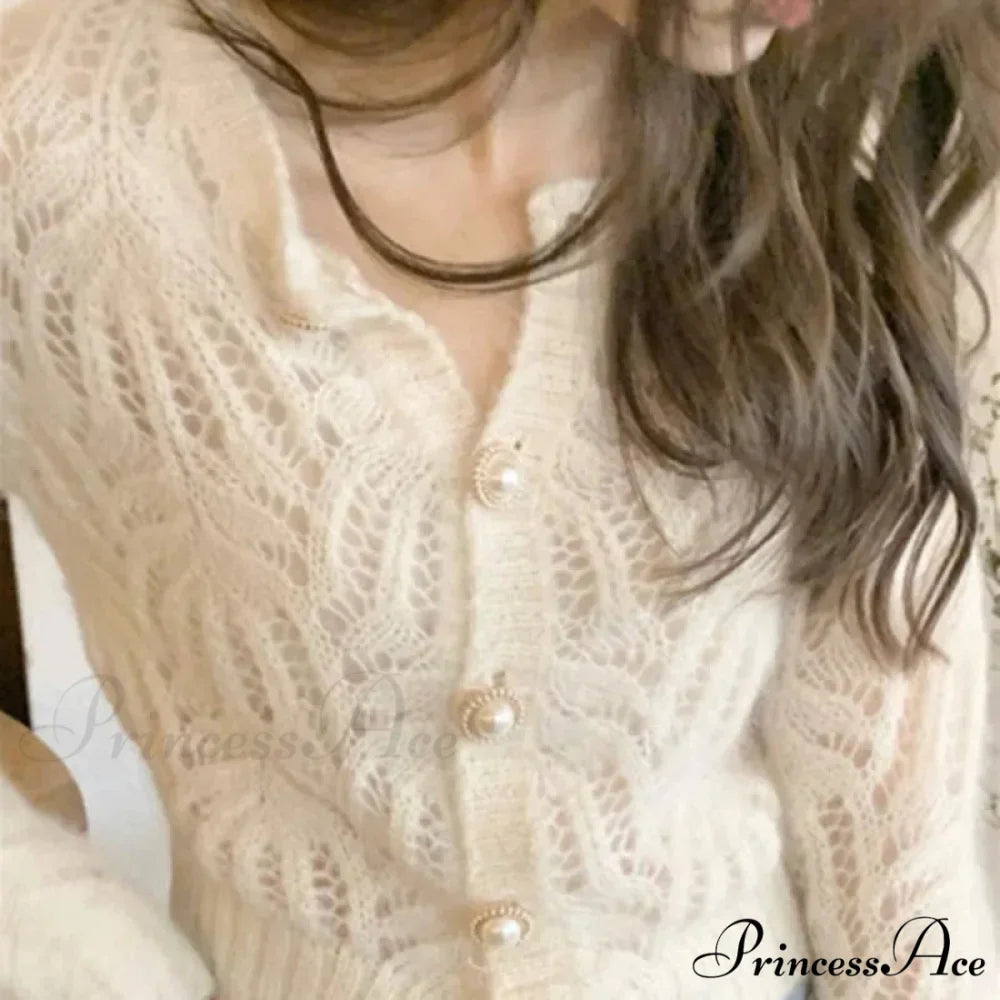 Empty Out Graceful Retro Long Sleeve Cardigan