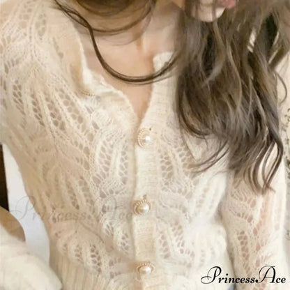 Empty Out Graceful Retro Long Sleeve Cardigan