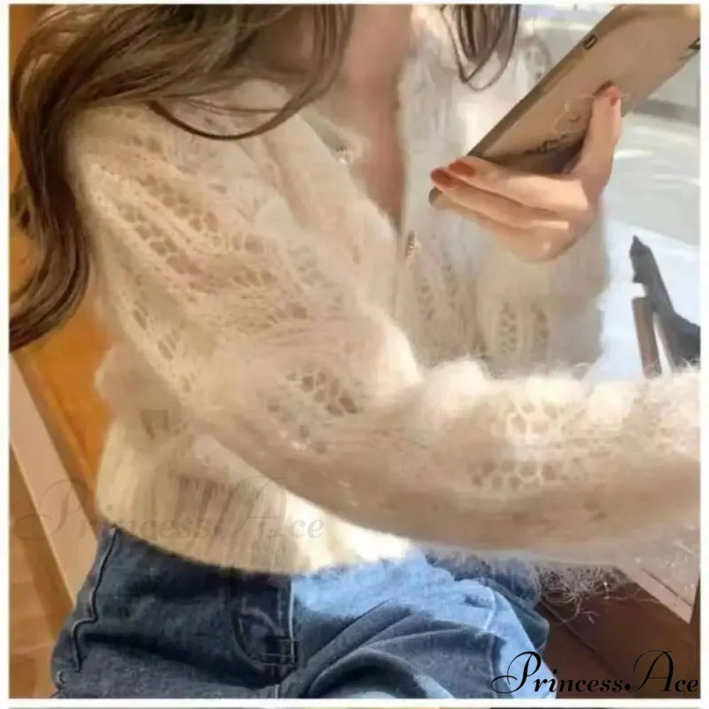 Empty Out Graceful Retro Long Sleeve Cardigan