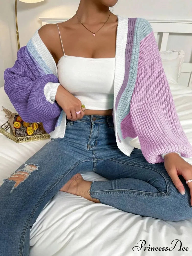 Excitement Cutting Inactive Breeze Knit Cardigan