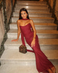 Cerynthia | Strapless Maxi Evening Dress