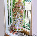 Flower Lace-up Fringe Seaside Bohemian Dress