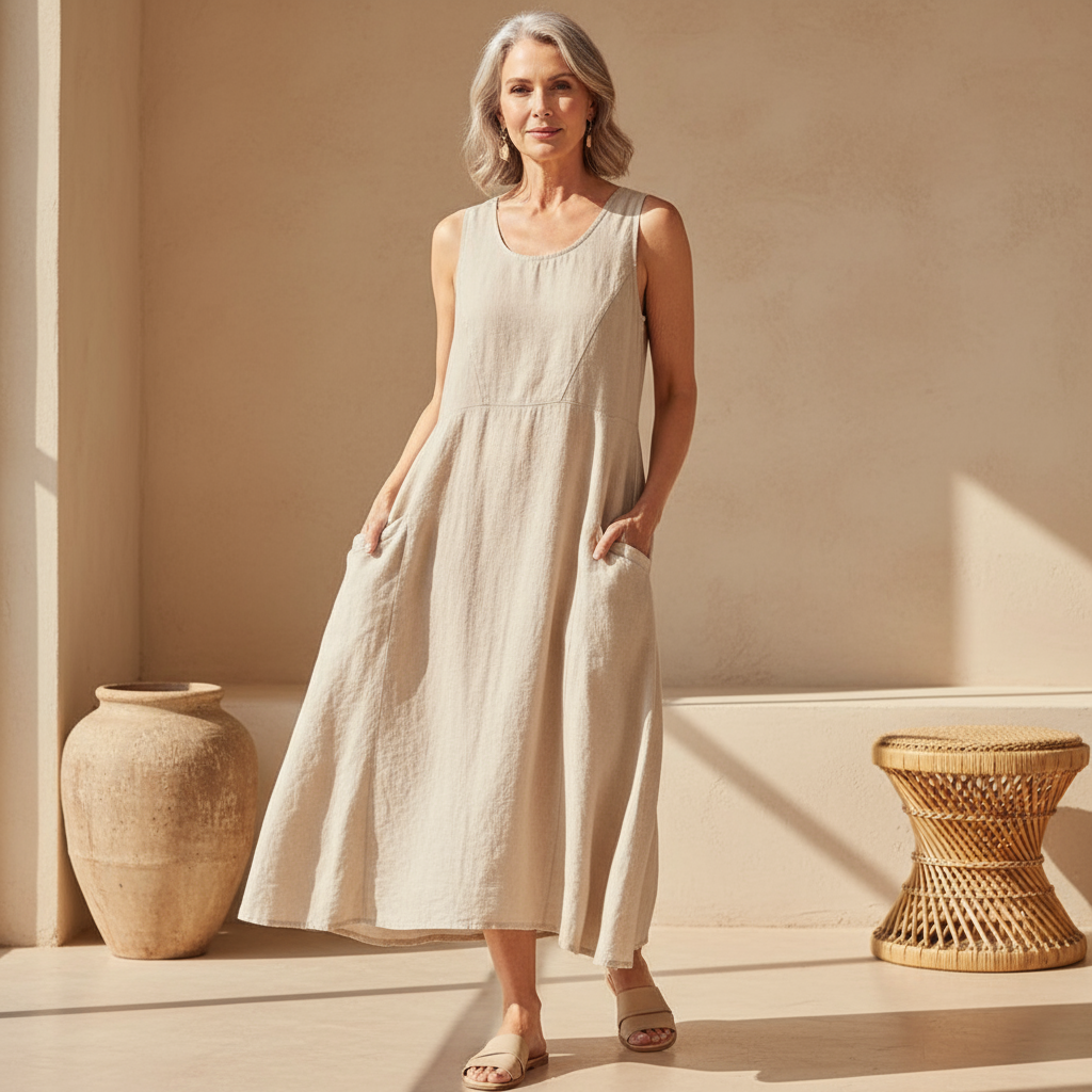 Zafrina - Elegant Dress With Pockets