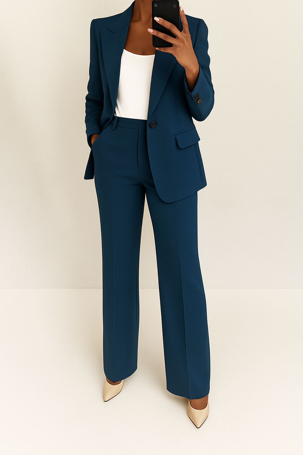Tailored Blazer and Trouser Two Piece Set