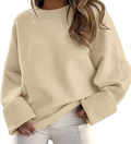 Enzi | Women's Fuzzy Fleece Crew Neck Sweater