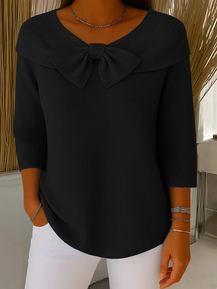 Neeko | Women's Bow Collar Sweater