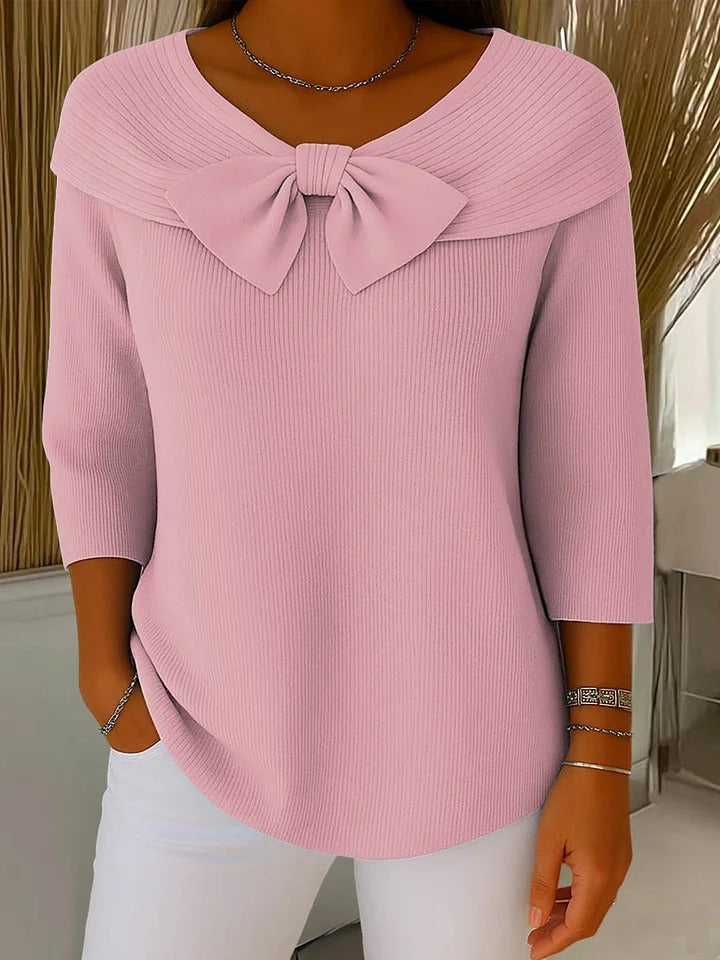 Neeko | Women's Bow Collar Sweater