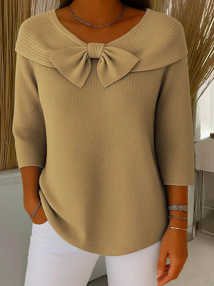 Neeko | Women's Bow Collar Sweater