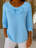 Neeko | Women's Bow Collar Sweater