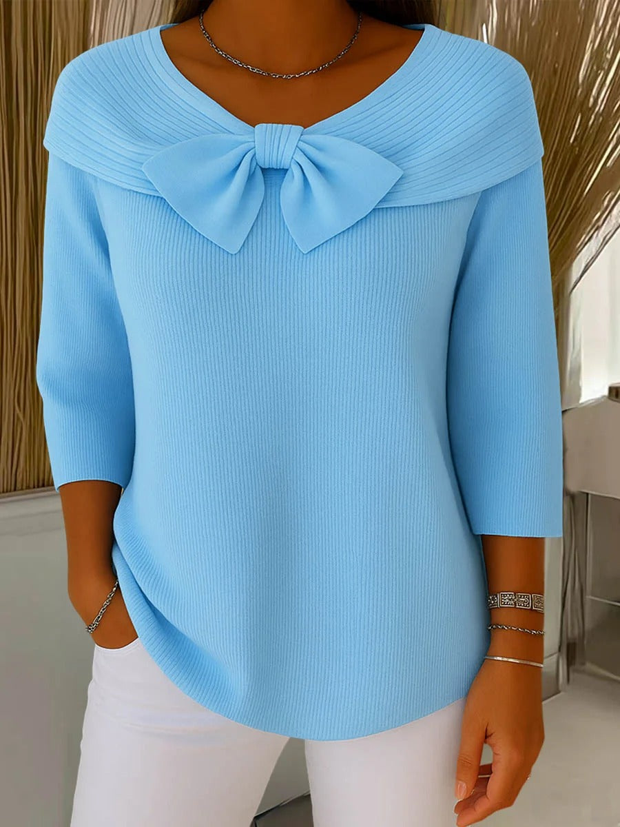 Neeko | Women's Bow Collar Sweater