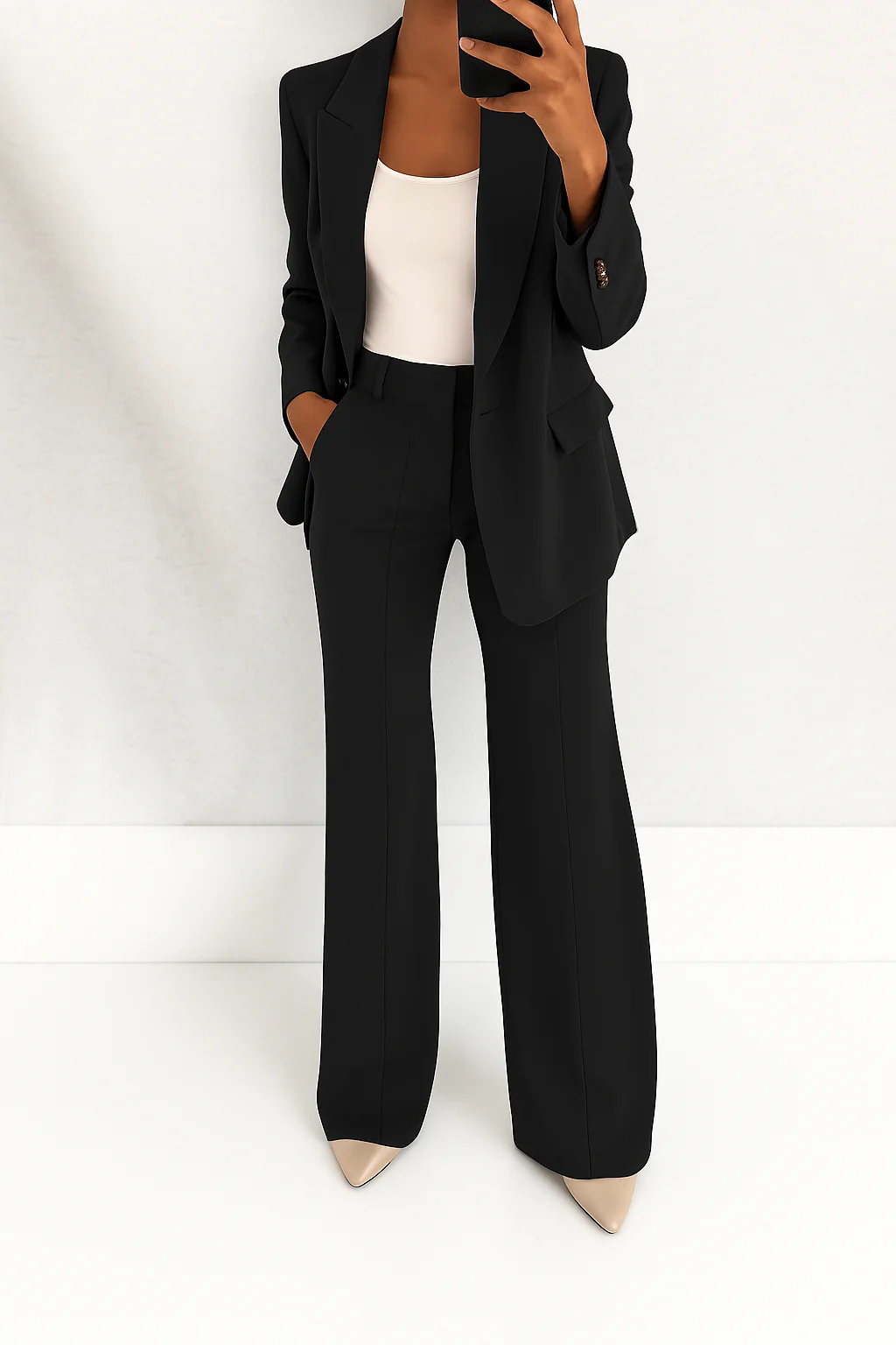 Tailored Blazer and Trouser Two Piece Set