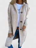 Giulyanrah | Women's Ribbed Knit Duster Cardigan, Longline Collared Button-Front – Casual Layering