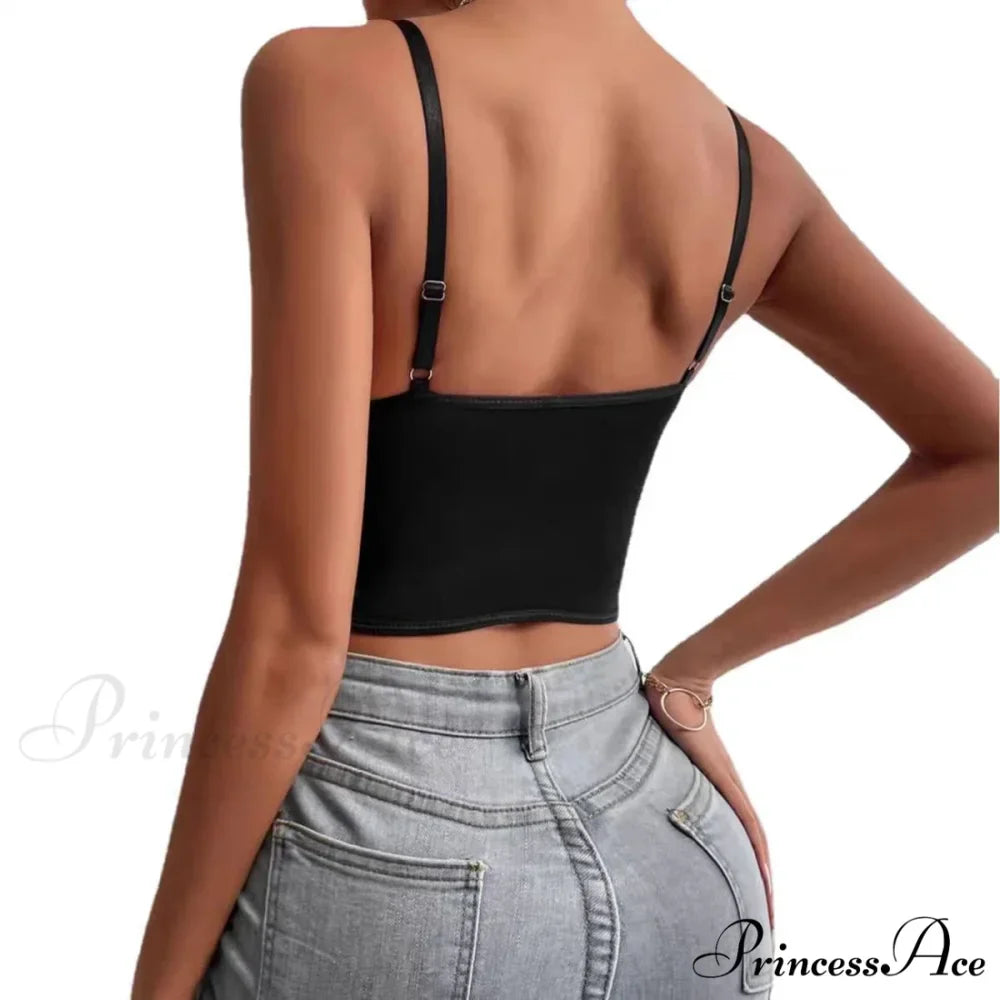 Lace View Spice Girls Halter Corset Top