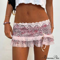 Layered Ruffles A-Line Skirt