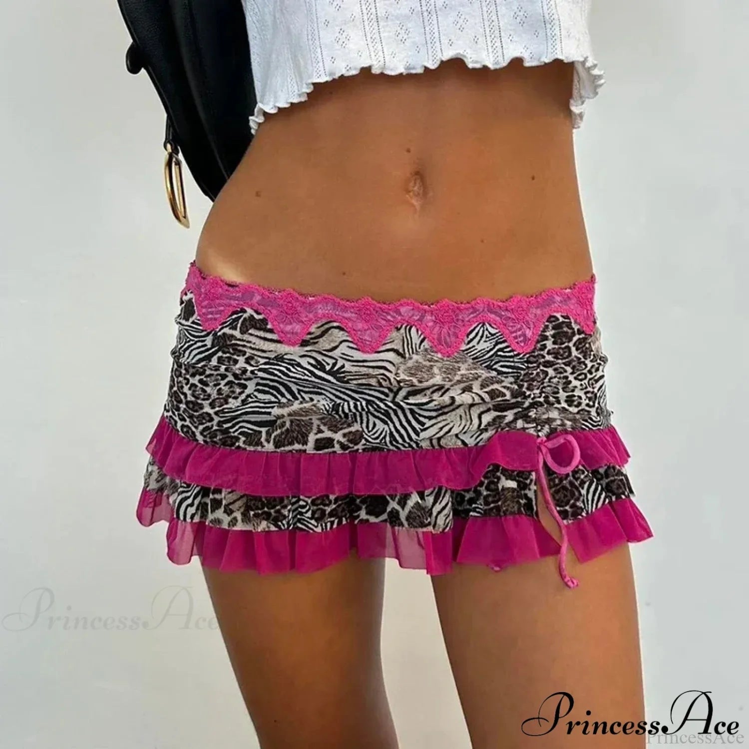 Layered Ruffles A-Line Skirt