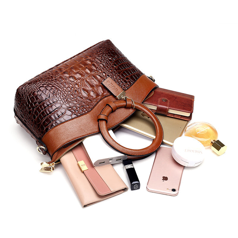 Ella Classic Croc | Versatile Vintage Bag