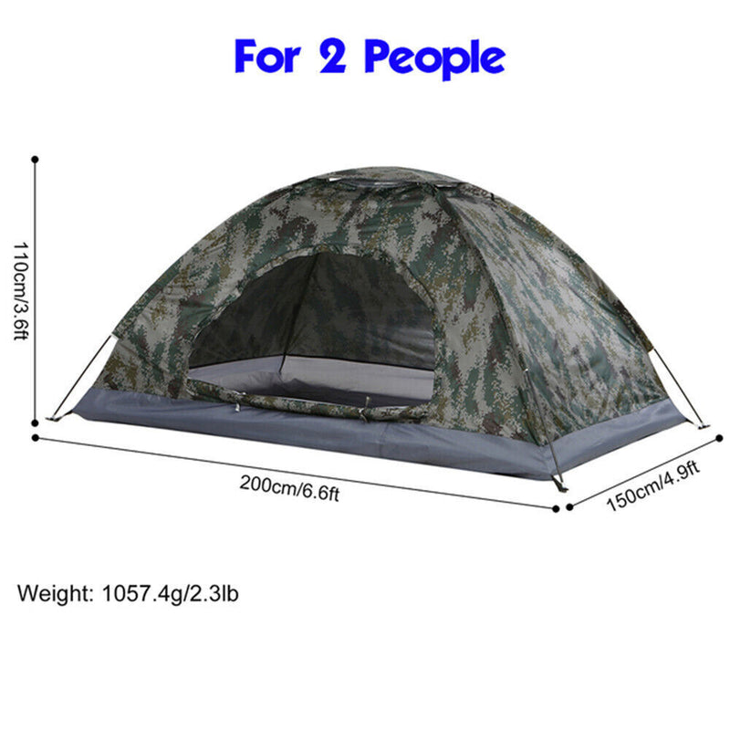 10'x30' Lightweight Waterproof Dome Tent for 2-3 People