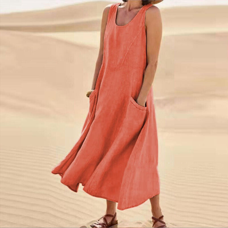 Zafrina - Elegant Dress With Pockets