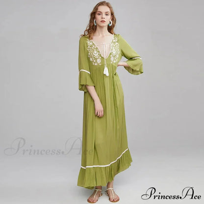 Soft Rayon Bohemian Dress