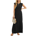 Maliya - Sleeveless Casual Maxi Dress