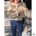 Stylish Print Solo Buttoned Knit Cardigan