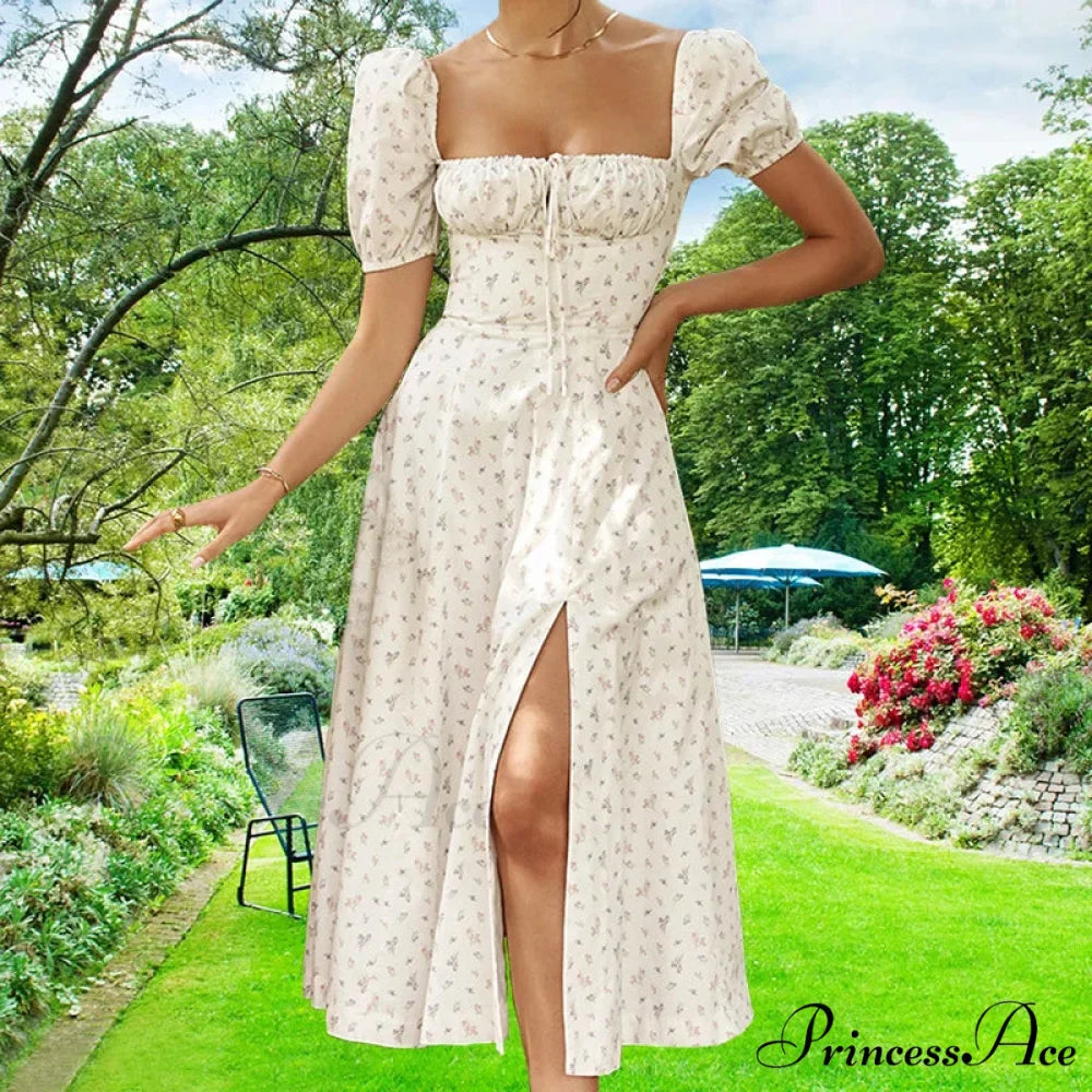 Tiny New Blossoming Narrow Fit Opening Camisole Blossoming Dress
