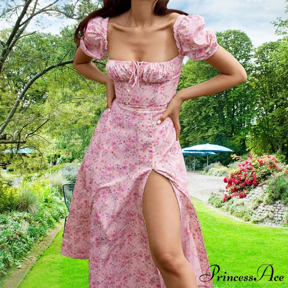 Tiny New Blossoming Narrow Fit Opening Camisole Blossoming Dress