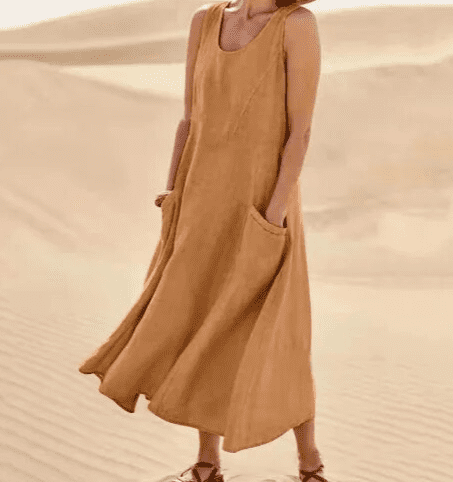 Zafrina - Elegant Dress With Pockets