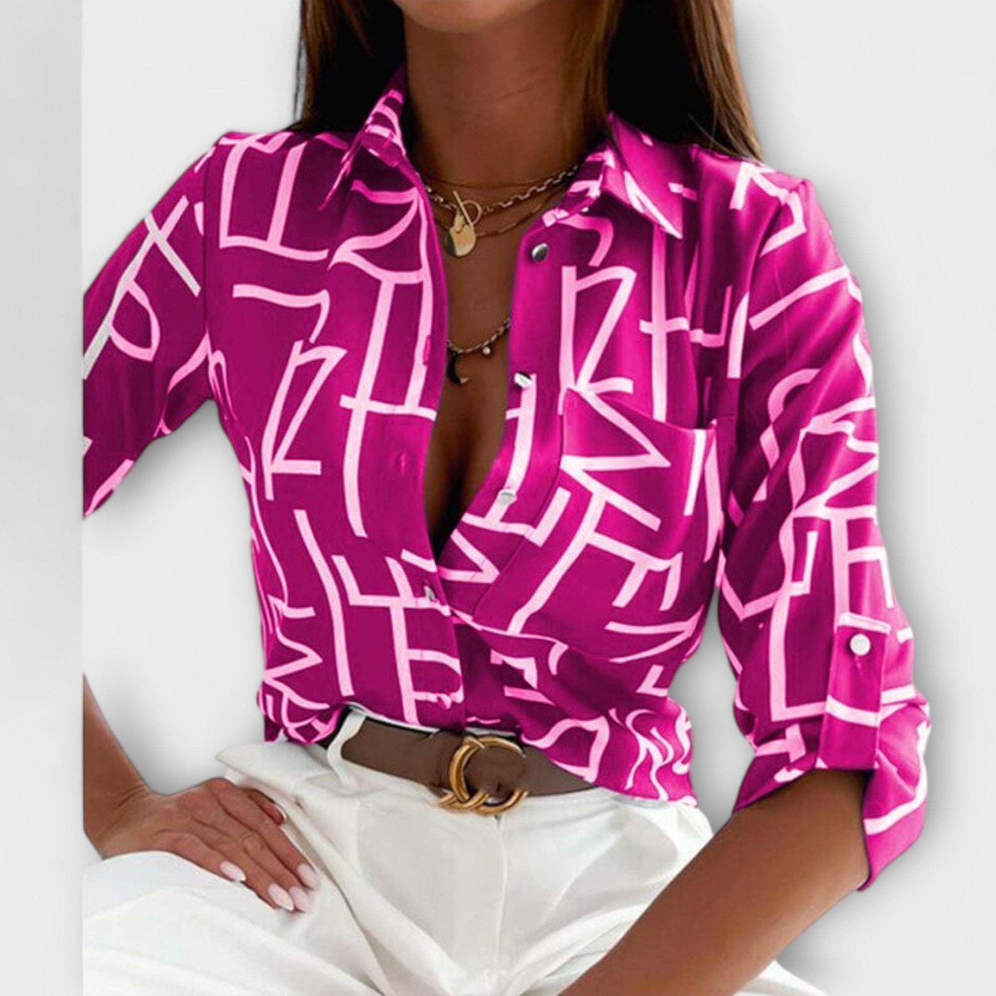 Baily-Blouse With Classic Collar