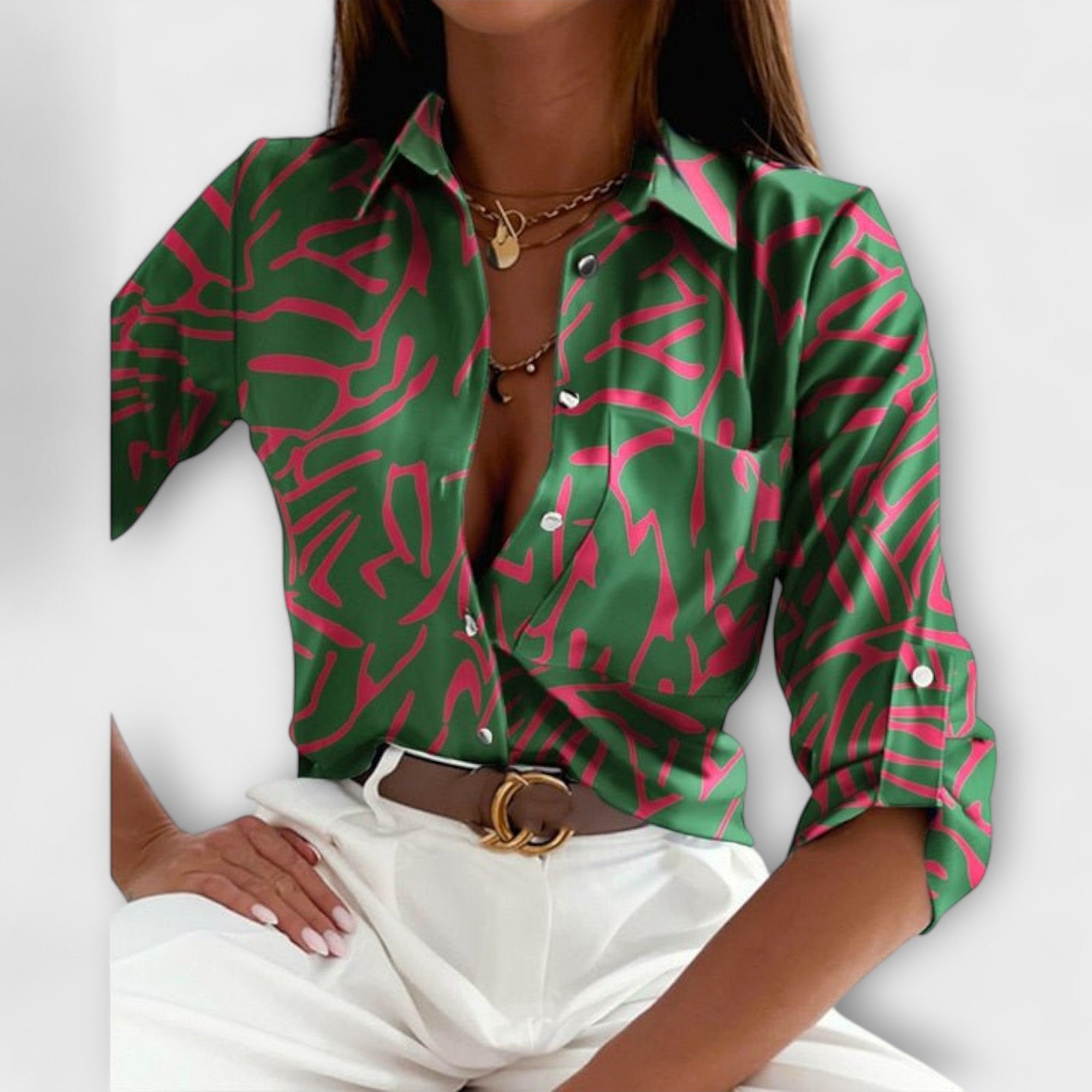Baily-Blouse With Classic Collar