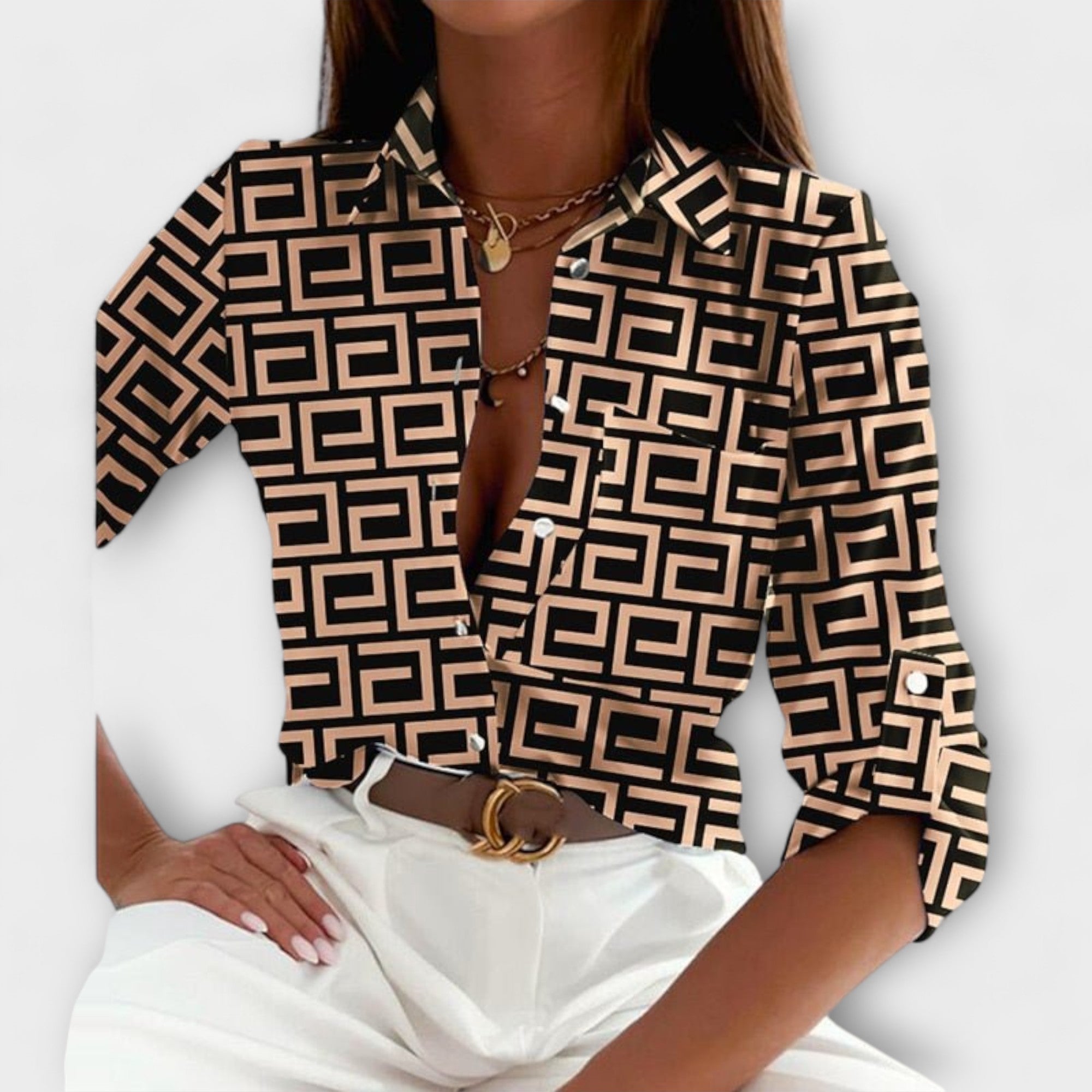 Baily-Blouse With Classic Collar