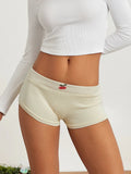 Cute Print Low Rise Lounge Short