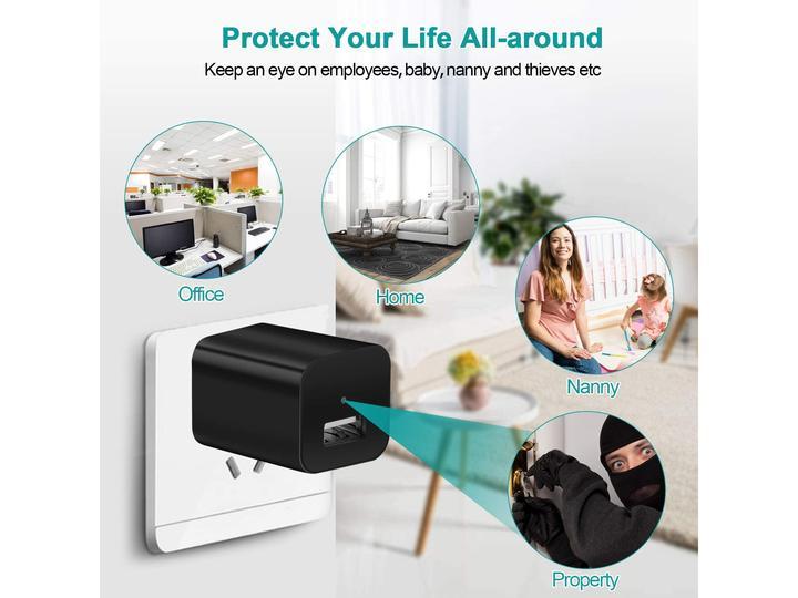 Smart Discreet USB Charger Security Camera with Audio